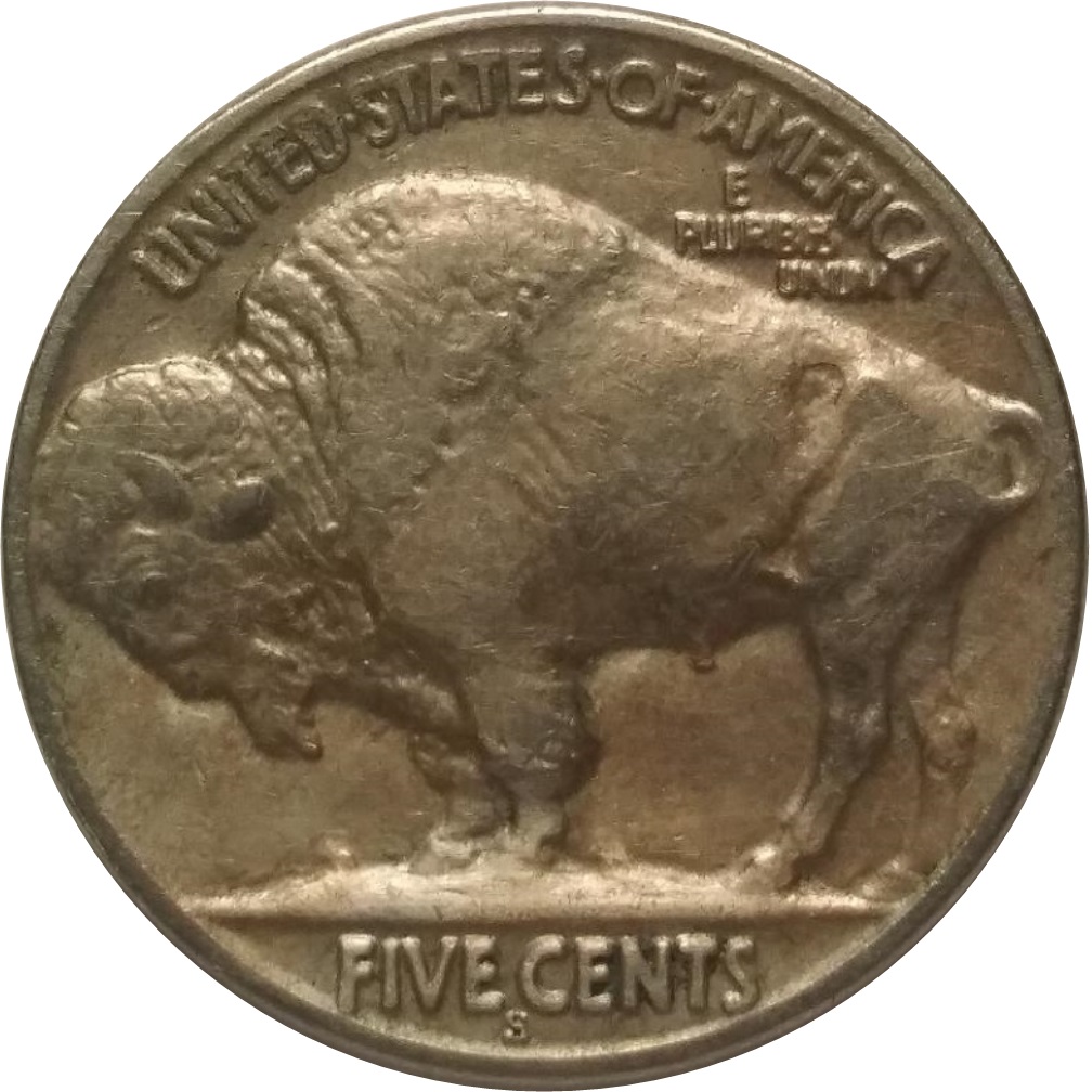 1927-S-5c-Buffalo-Nickel-#2